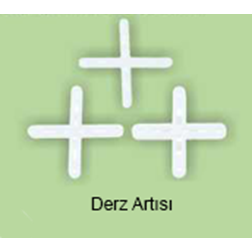 DERZ ARTISI OLUKLU 3MM (+ seklinde ) (PK/500 ADET)