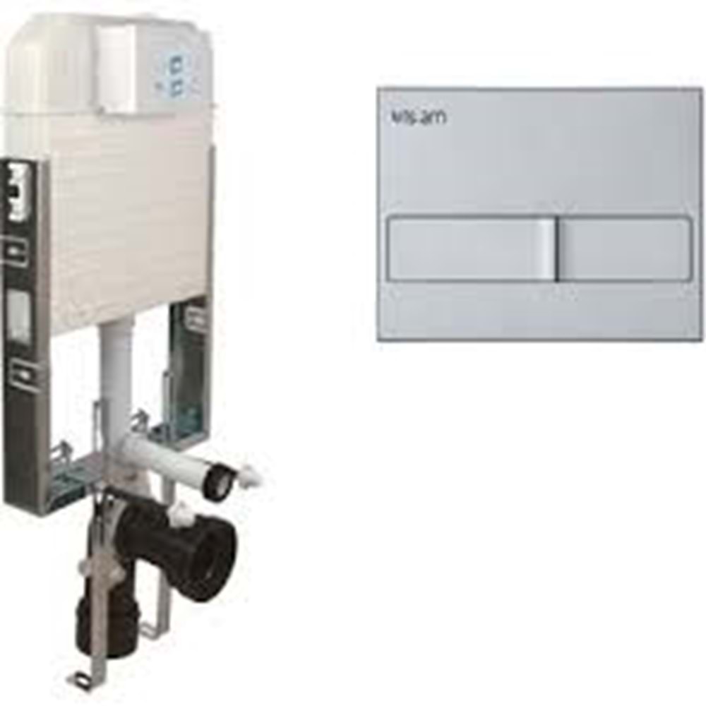 VISAM GÖMME REZERVUAR+KUMANDA PANELI