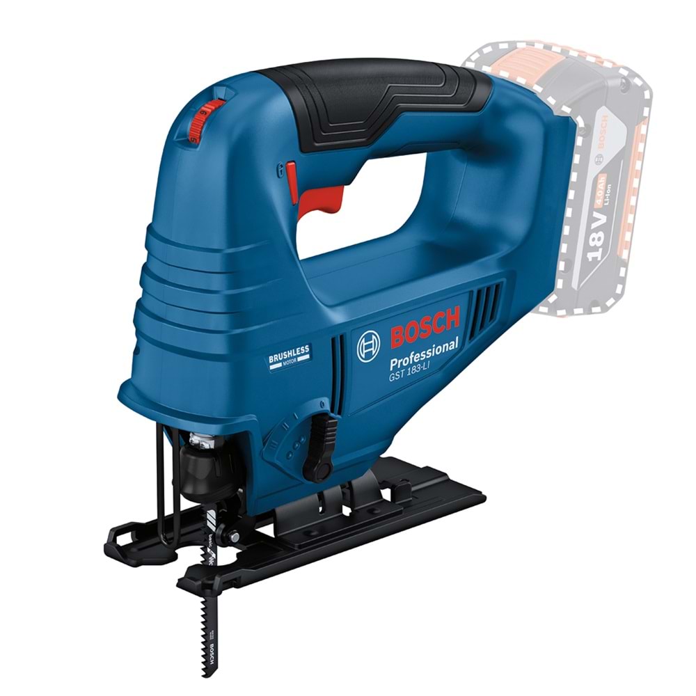 BOSCH AKÜLÜ DEKUPAJ TESTERE GST 183-LI (SOLO)
