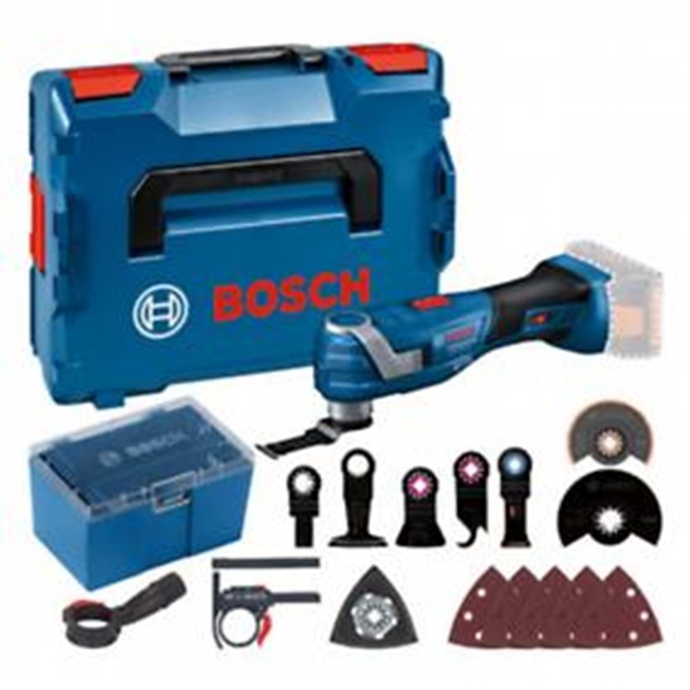 BOSCH AKÜLÜ SALINIM HAREKETLI MAKINE GOP 18V-34 (SOLO) L; kit