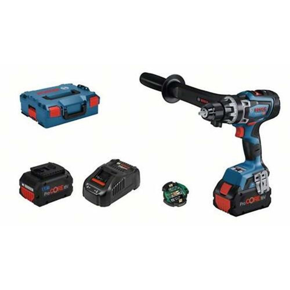 BOSCH AKÜLÜ DELME VİDALAMA DARBELİ GSB 18V-150 C (2x8.0Ah;L-Boxx)