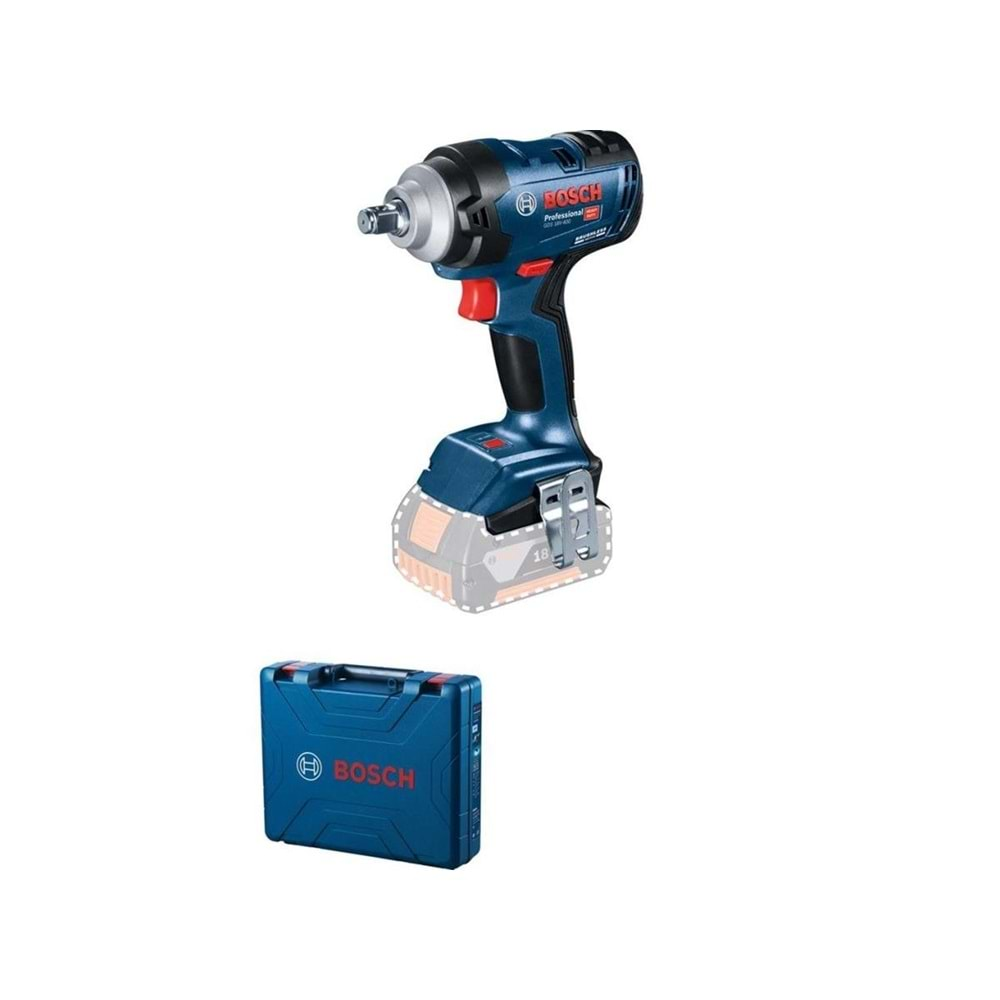 BOSCH AKÜLÜ DARBELİ SOMUN SIKMA GDS 18V-400 (Solo)