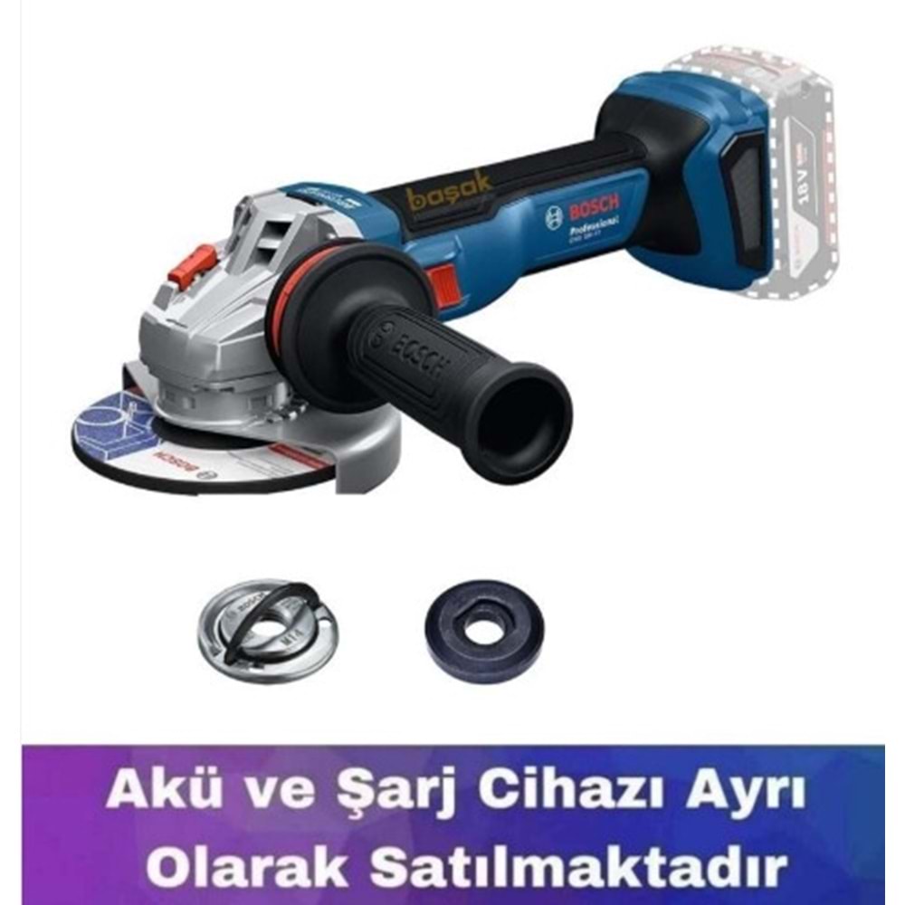 BOSCH AKÜLÜ TASLAMA MAKINESI 115 MM GWS 18V-11 (SOLO)