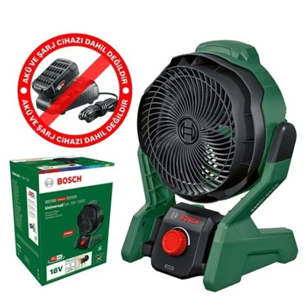 BOSCH AKÜLÜ FAN UniversalFan 18V-1000 (Solo)