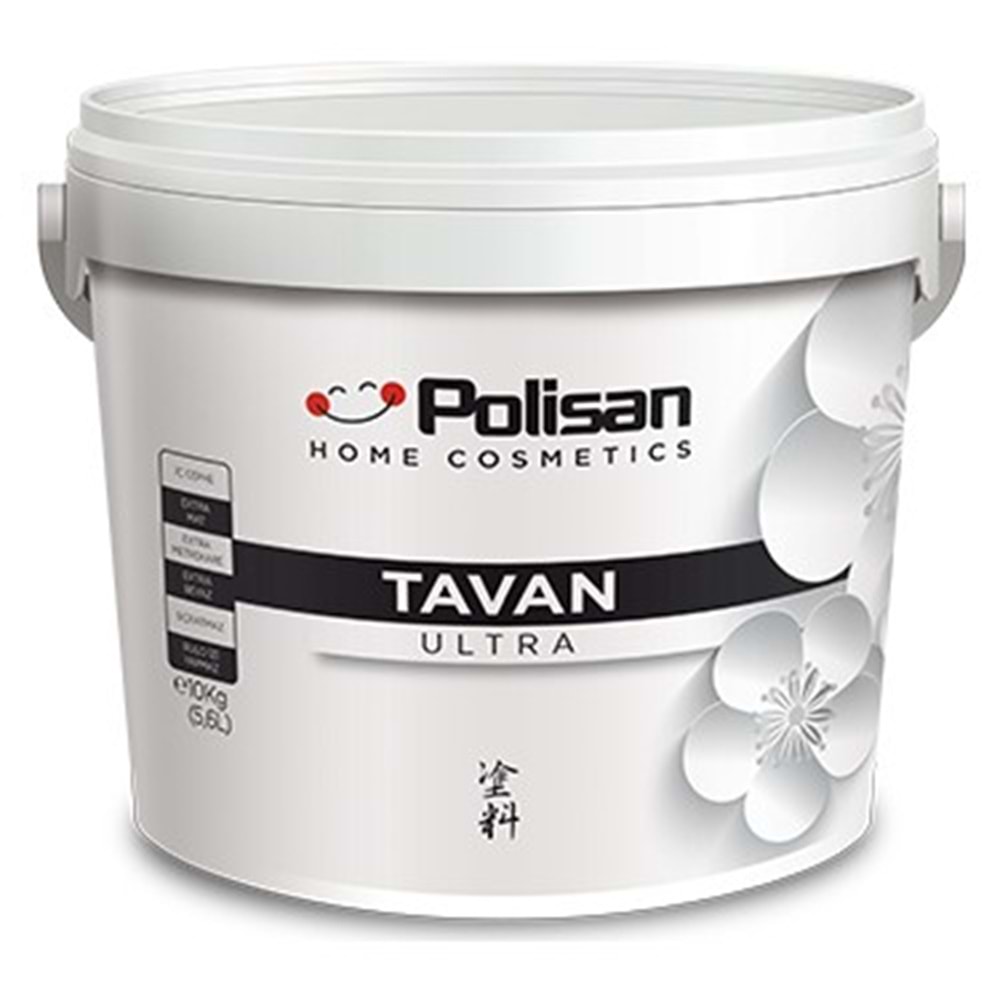 POLISAN TAVAN BOYASI ULTRA BEYAZ 17,5 KG