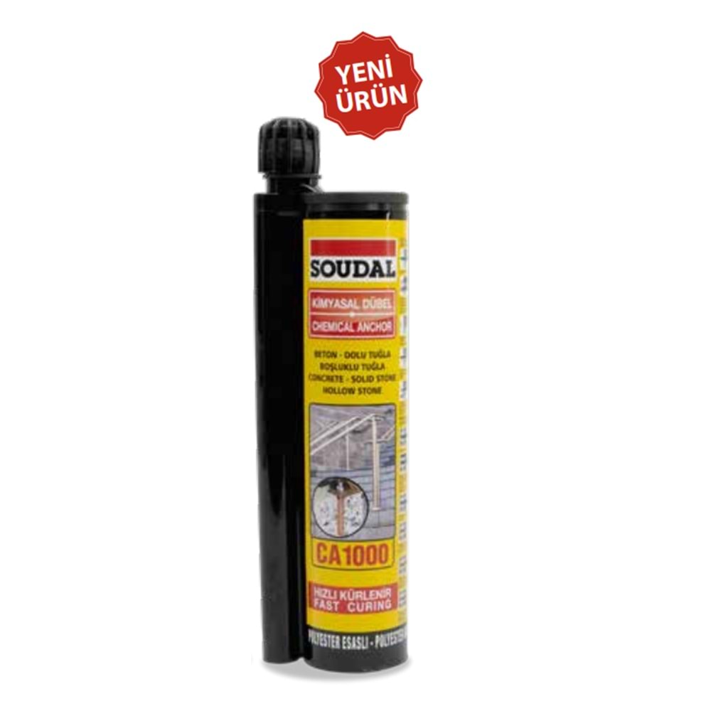 EPOKSI KIMYASAL DÜBEL 345 ML CA1000 SOUDAL ÇIFTLI