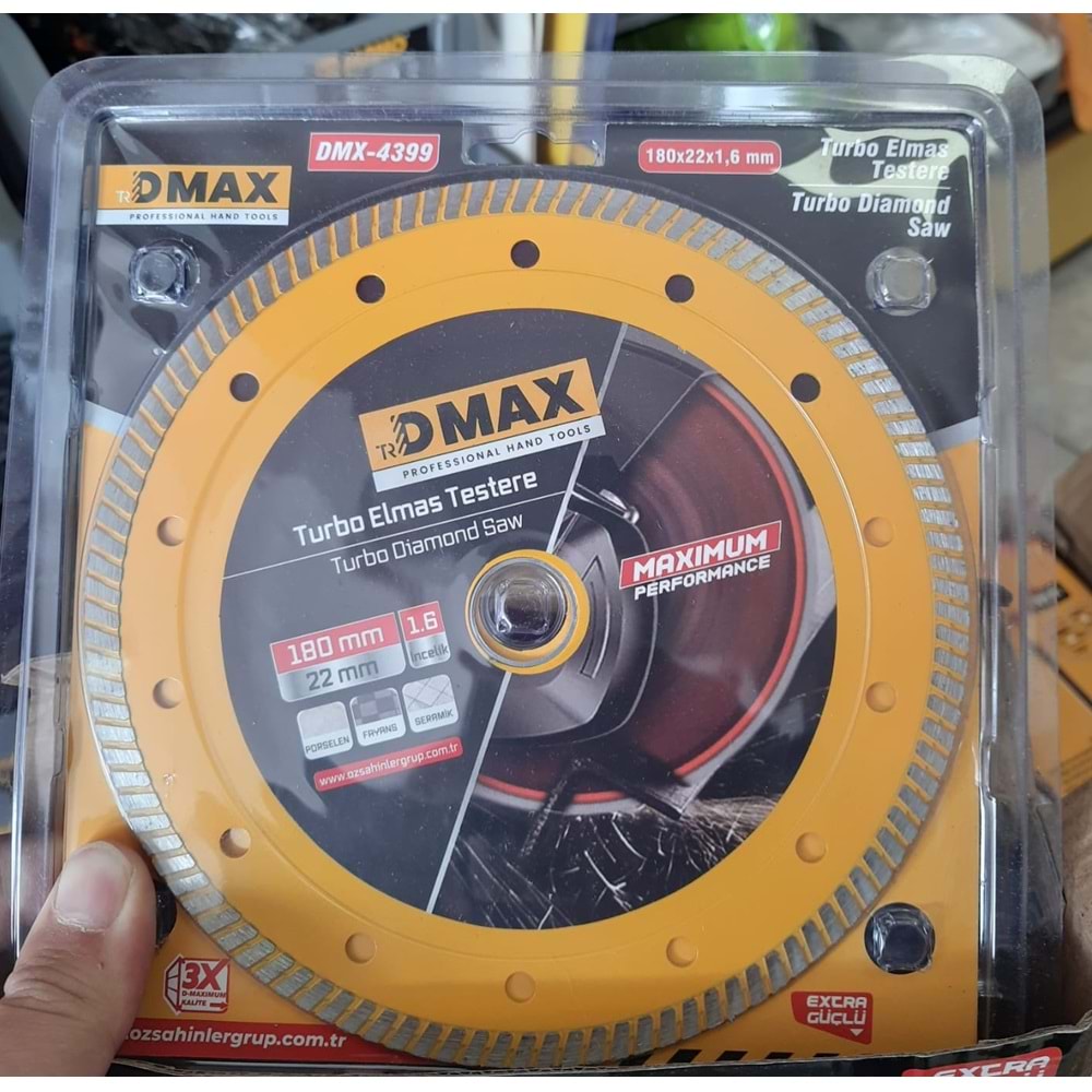 GRANIT KESME DISKI TURBO ELMAS 180*22MM DMAX-4399