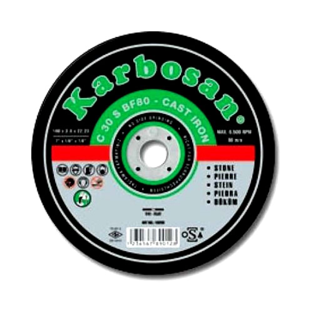MERMER KESME TASI 230*3 KARBOSAN