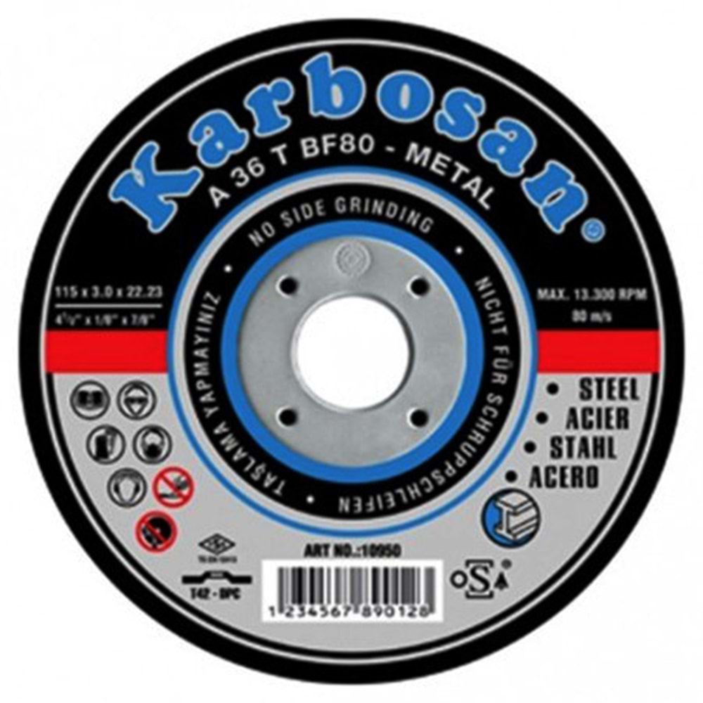 METAL KESME TASI 115*2,5 KARBOSAN