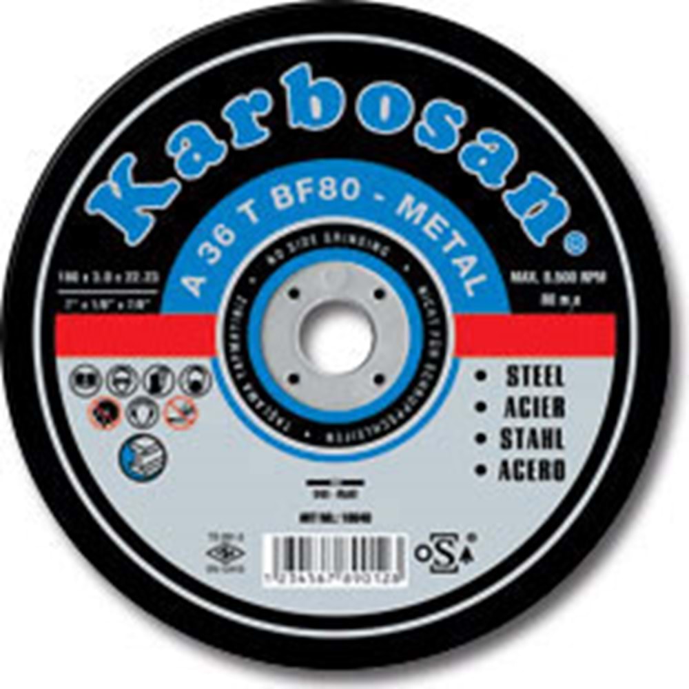 METAL KESME TASI 180*3 KARBOSAN