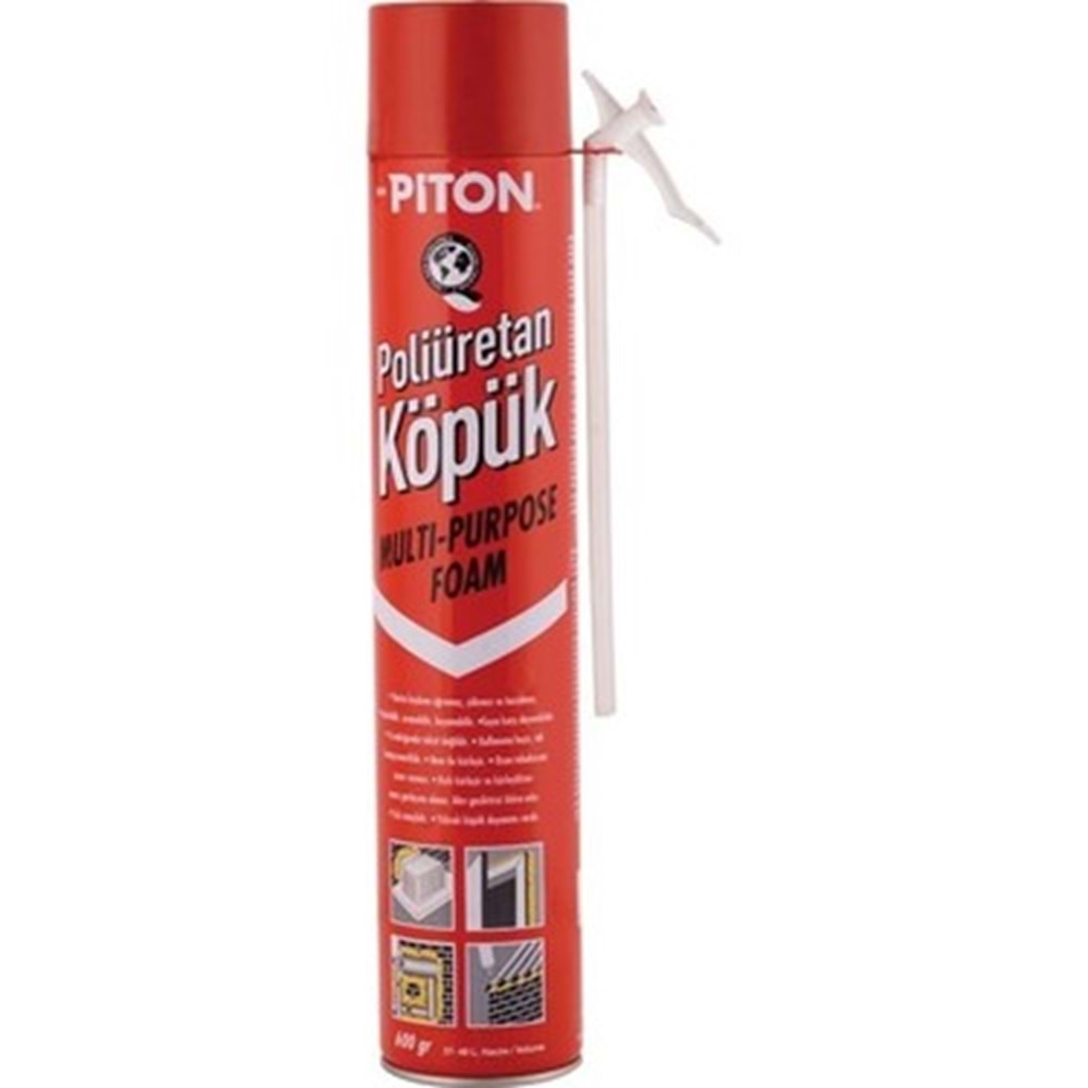 POLIÜRETAN KÖPÜK 600 GR PIPETLI PITON