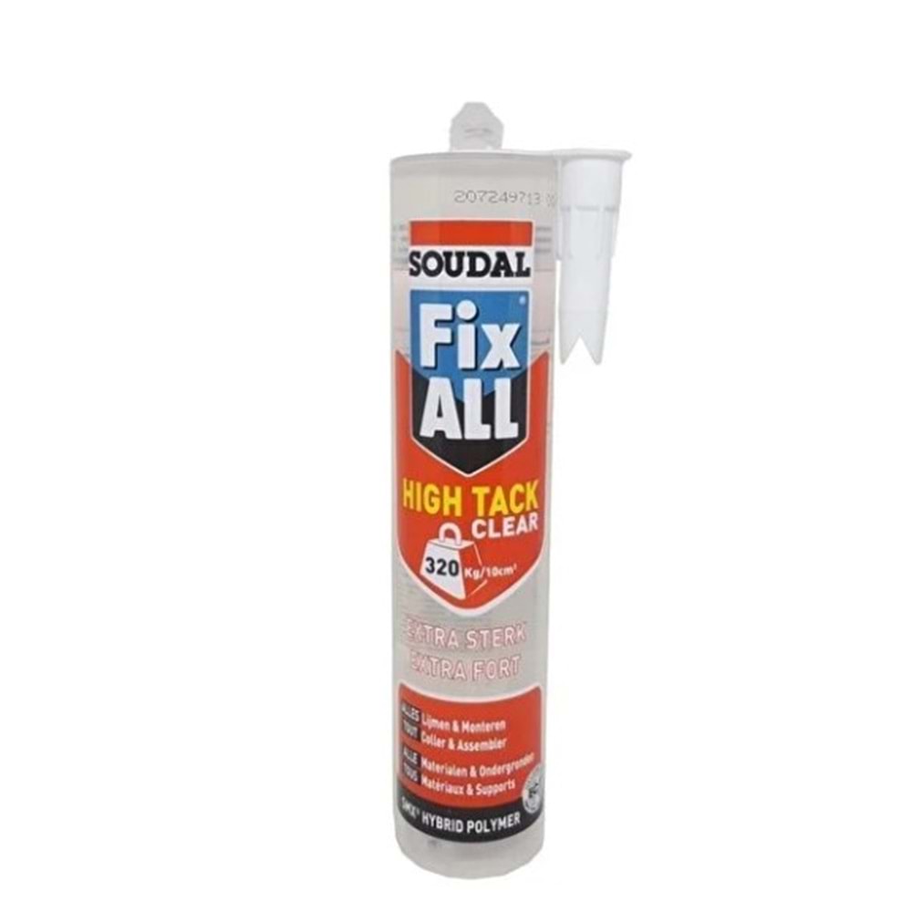 KORNIS YAPISTIRICI FIX ALL SEFFAF 290 ML SOUDAL