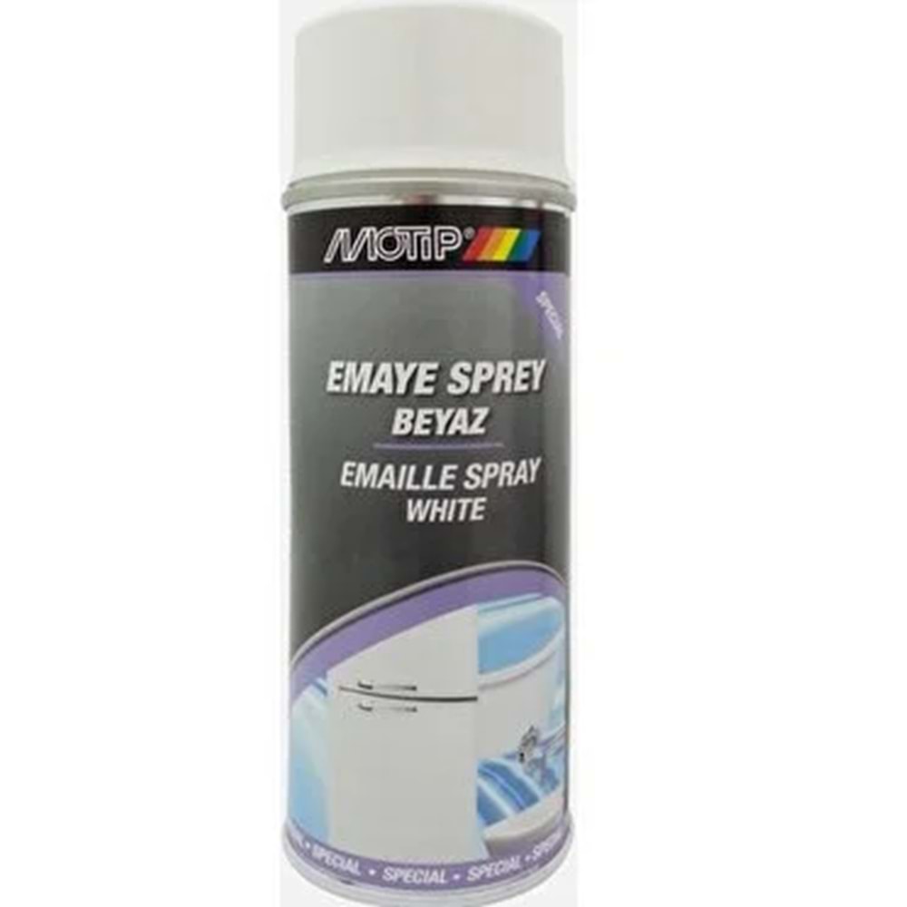 SPREY BOYA 400 ML MOTIP EMAYE BEYAZ