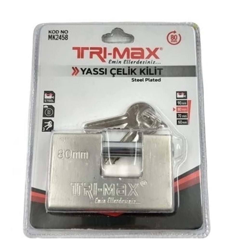 YASSI KILIT BILYALI 60 MM TRI-MAX