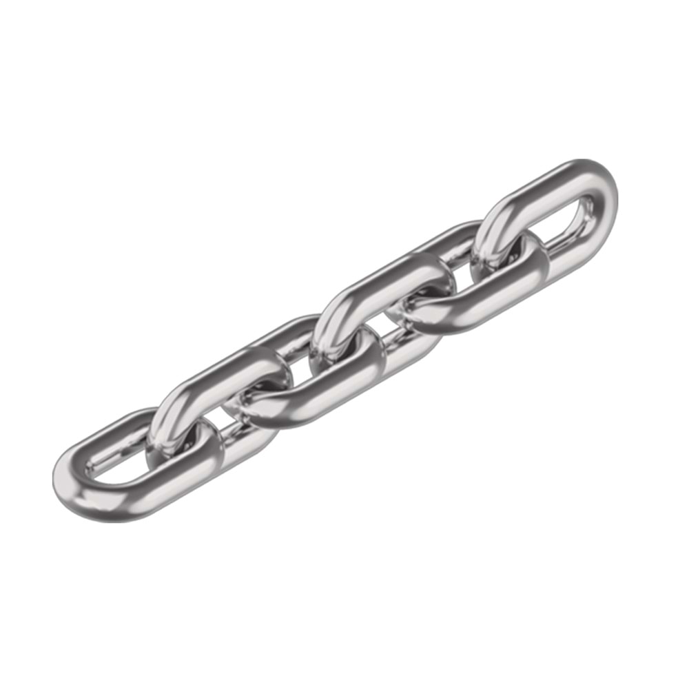 ZINCIR DÜZ 4 MM GALVENIZ -ÇUVALLI