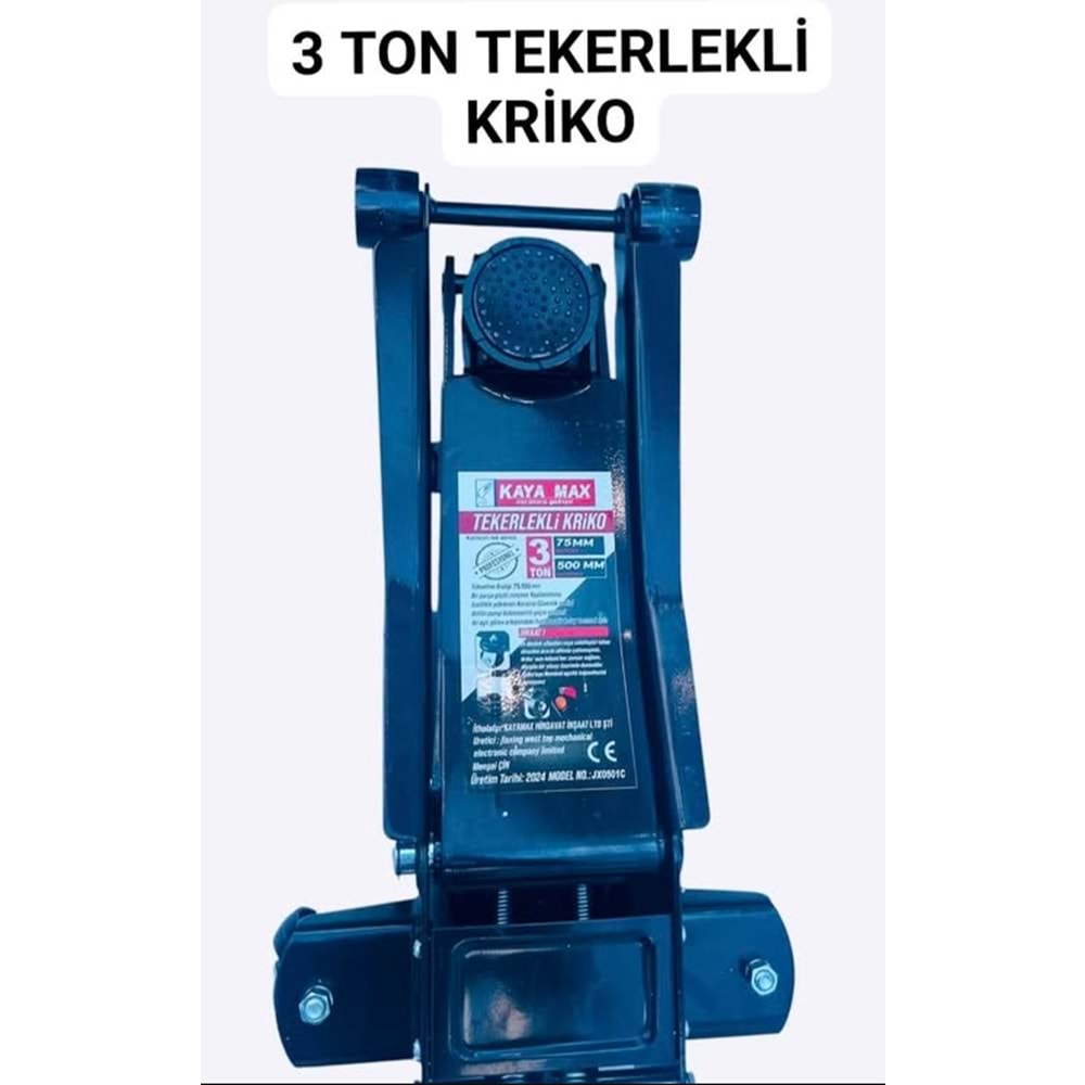 TEKERLEKLI KRIKO 3 TON ARABALI KRIKO KAYAMAX