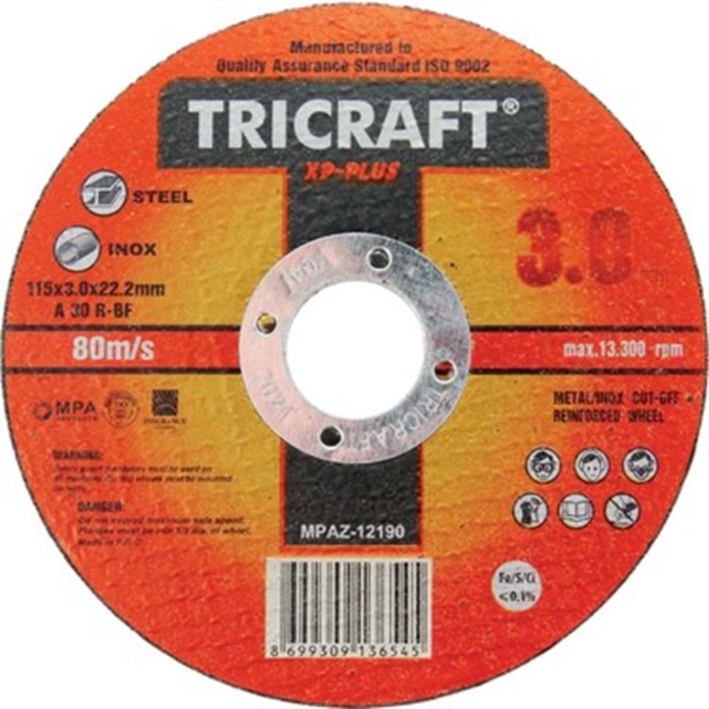 METAL KESME TASI 115*3 TRIGRAFT - CMC