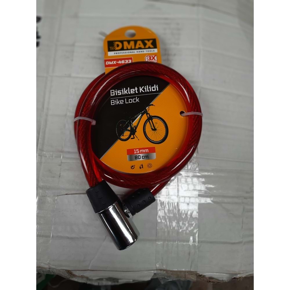 BISIKLET KILIDI METAL BASLIKLI DMAX 4633 15MM 80 CM