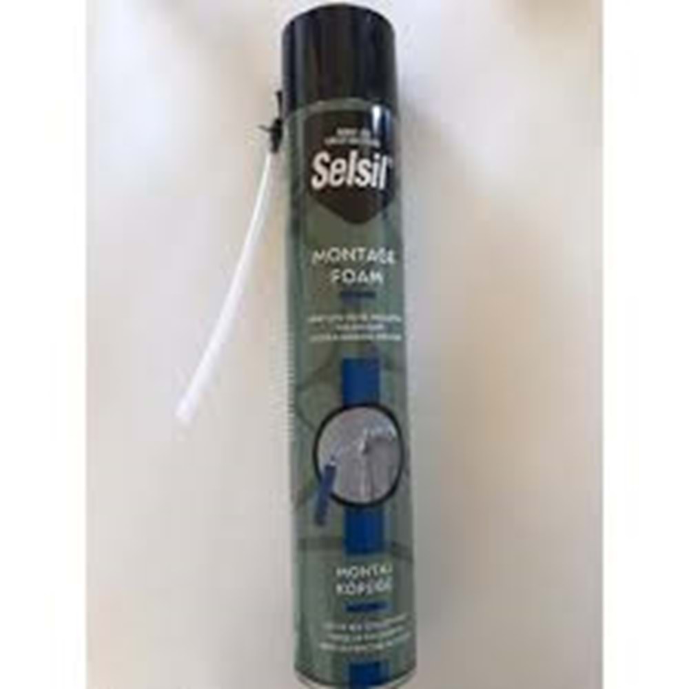 POLIÜRETAN KÖPÜK 600 GR PIPETLI SELSIL