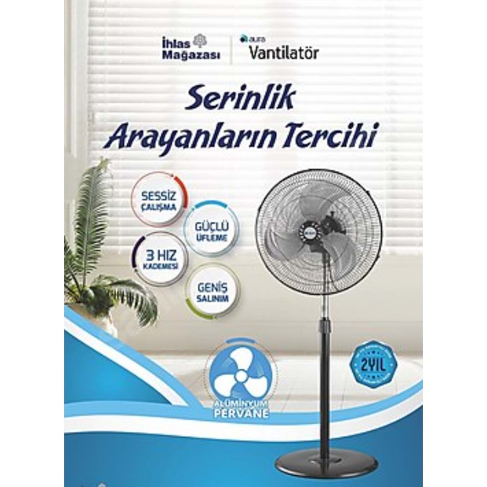 VANTILATÖR SESSIZ IHLAS AURO