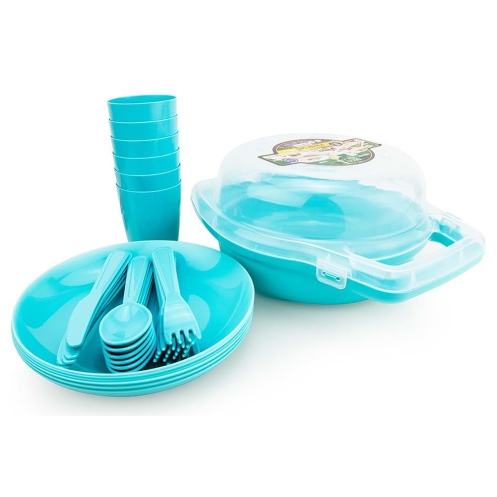 PIKNIK SETI KARIZMA 6 LI PLASTIK