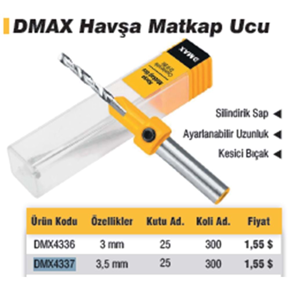 HAVSA MATKAP UCU 3,5MM DMAX 4337
