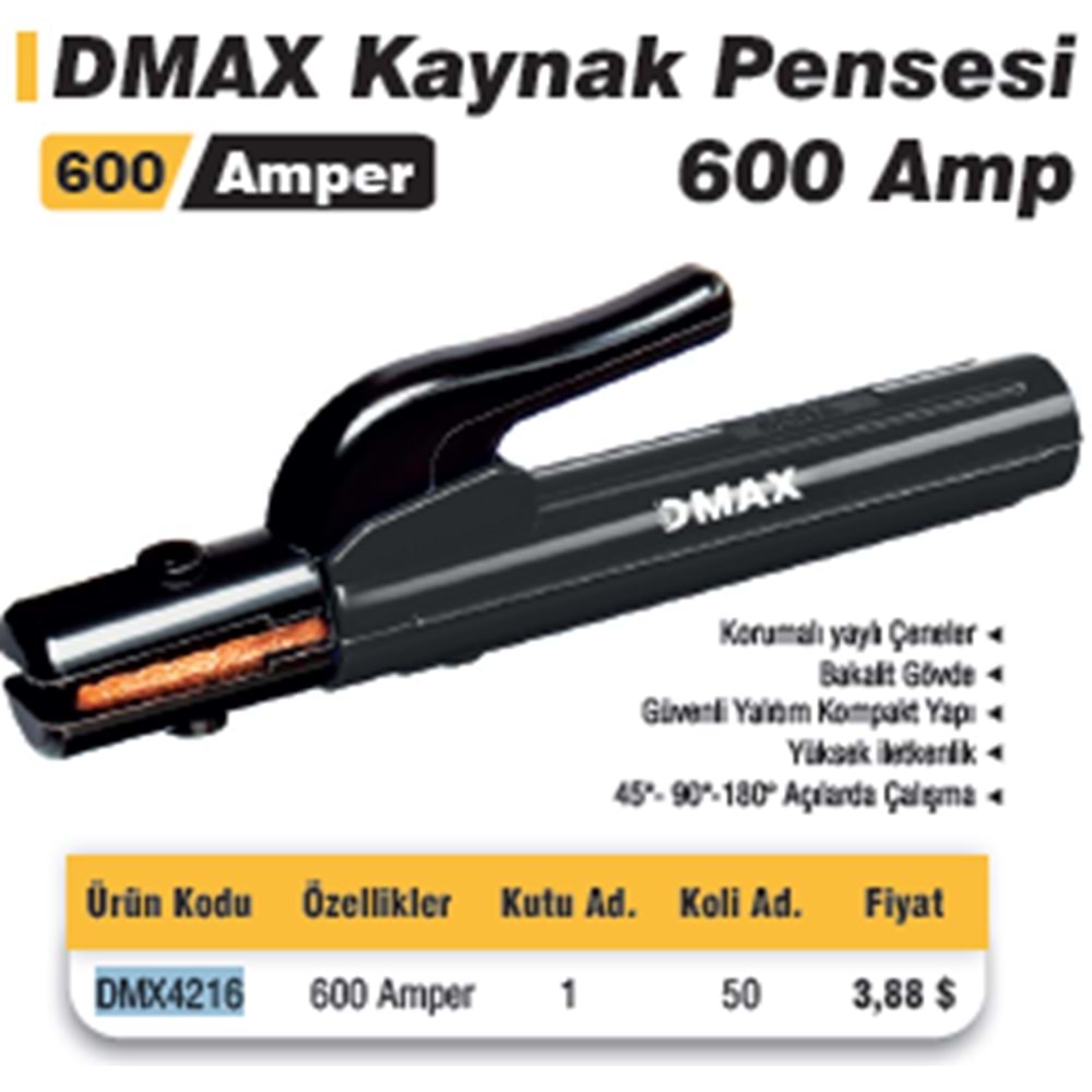 KAYNAK PENSESI 600 AMPER -DMAX 4216