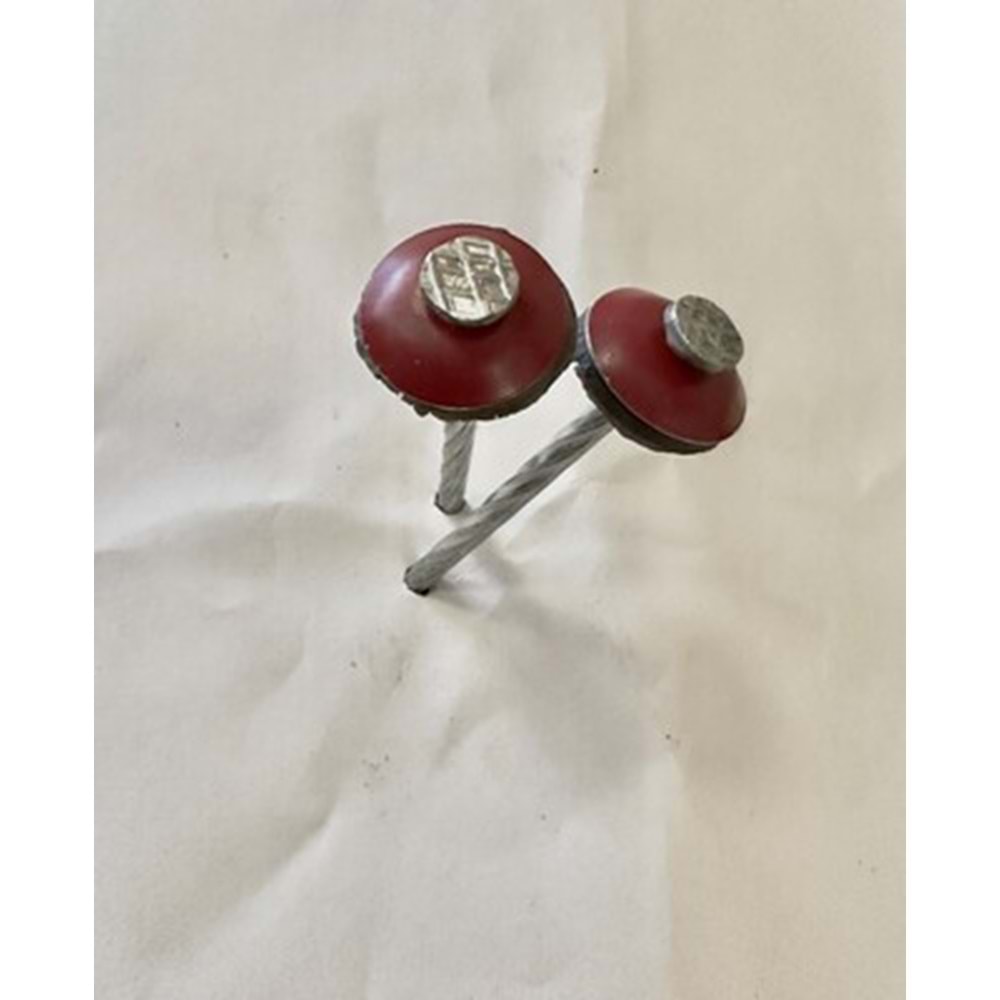 ÇATI ÇIVISI 8 cm OYNAR BASLI 3004 BORDO