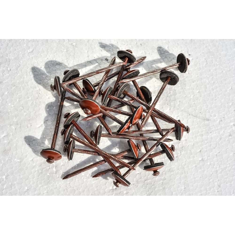 ÇATI ÇIVISI 8 cm OYNAR BASLI 8017 KAHVE