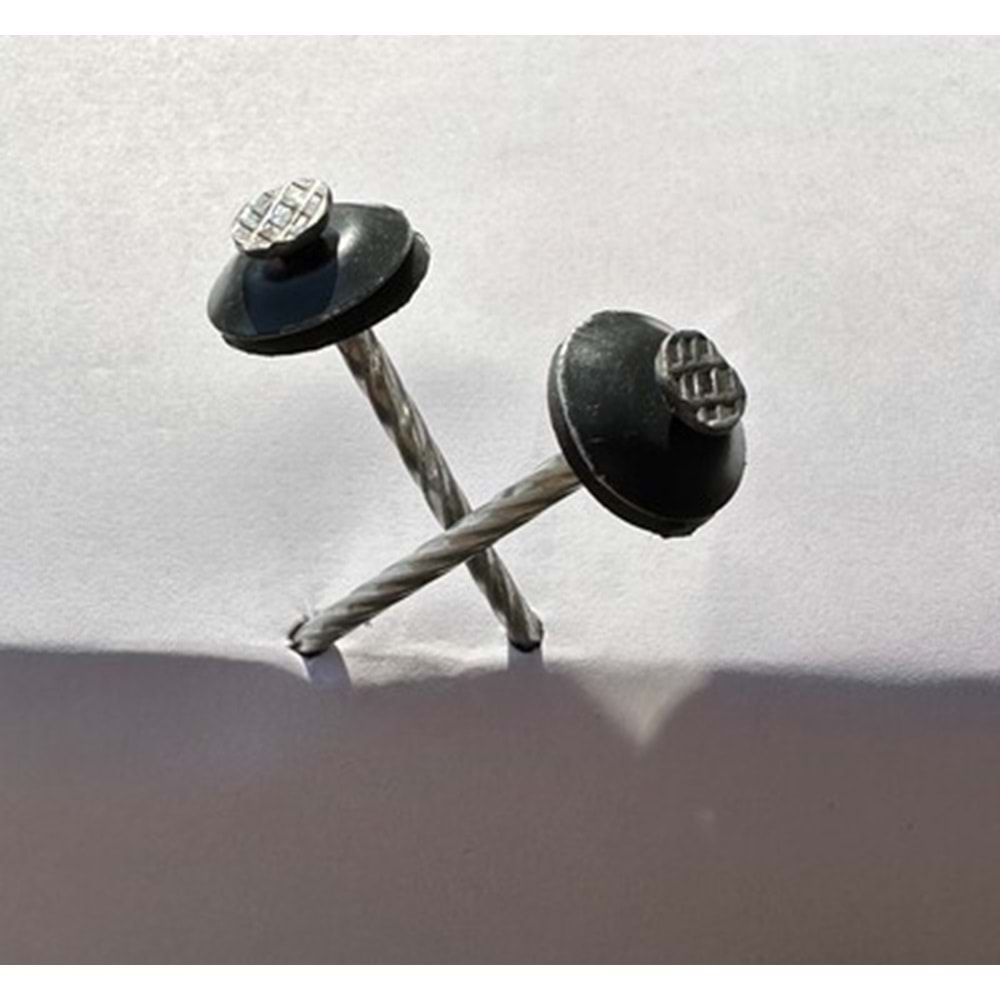 ÇATI ÇIVISI 10 cm OYNAR BASLI 7016 GRI