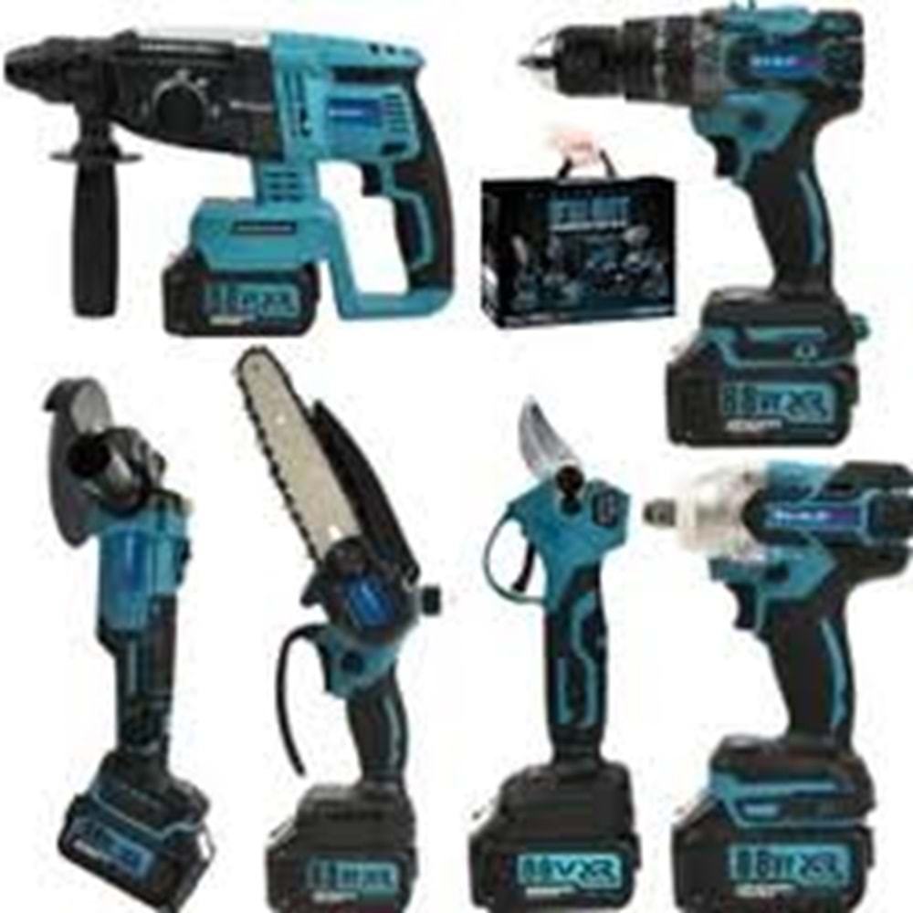 AKÜLÜ SET KIMMER PLUS 6 LI SET KM003M