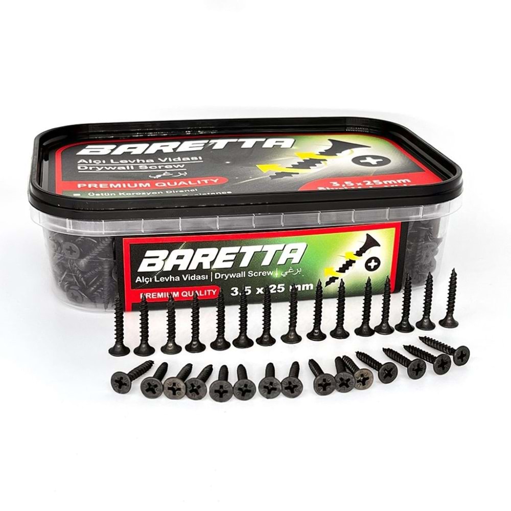 ALÇIPAN VIDASI SIK DIS SIVRI 3,5*25 BARETTA