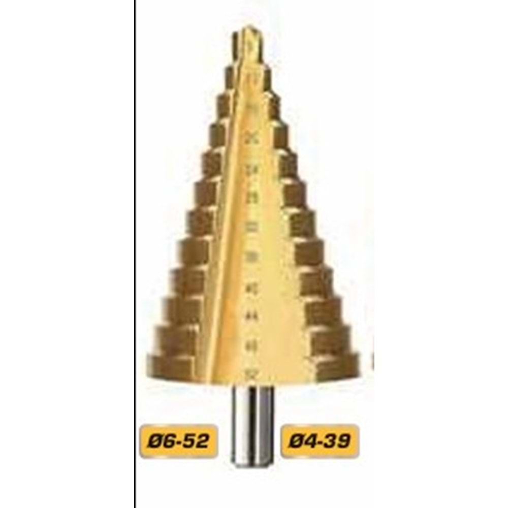 HSS KADEMELI MATKAP UCU 6-52MM PRO DMAX 4360