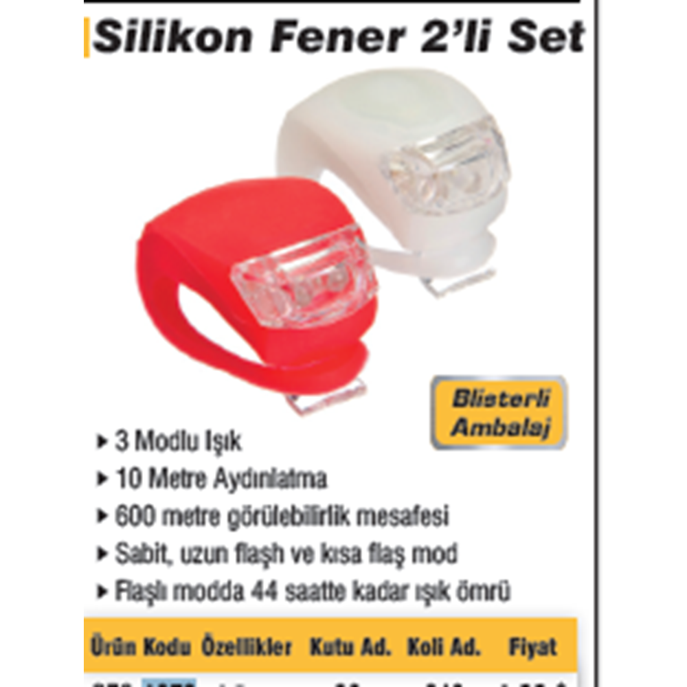 SILIKON FENER 2 PARÇA DMAX1872
