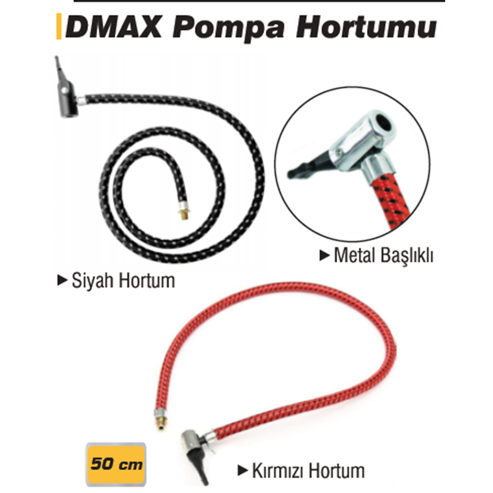 BISIKLET POMPASI HORTUMU DMAX DMX-4585
