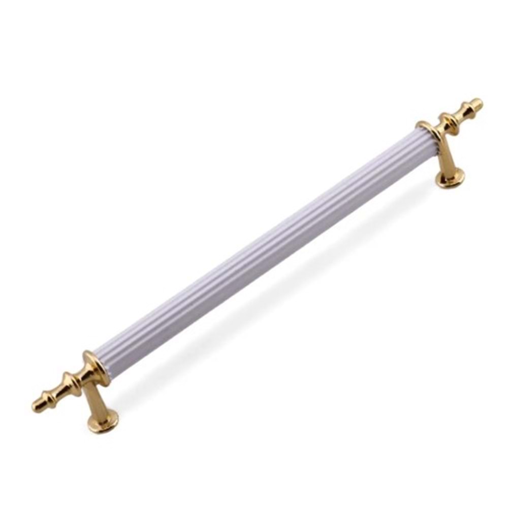 MOBILYA KULPU GOLD BEYAZ 25CM