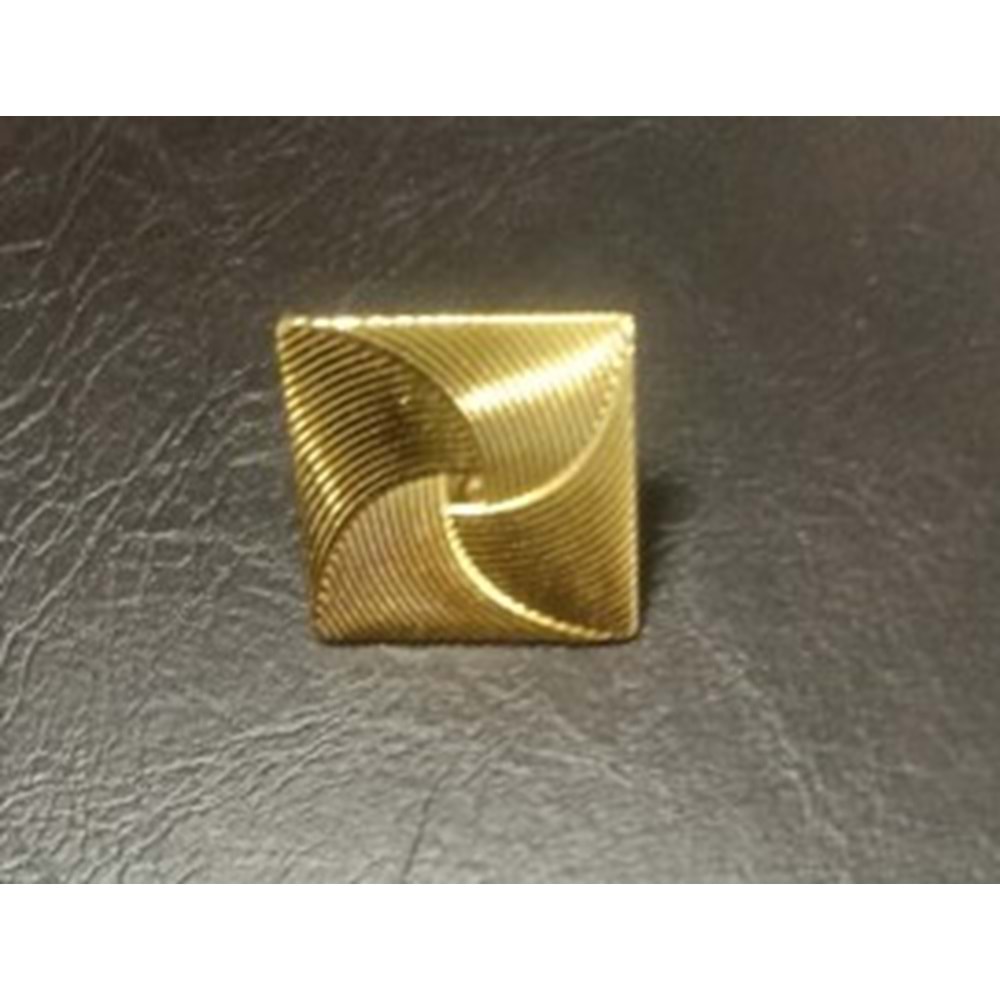KULP DÜGME GOLD KARE