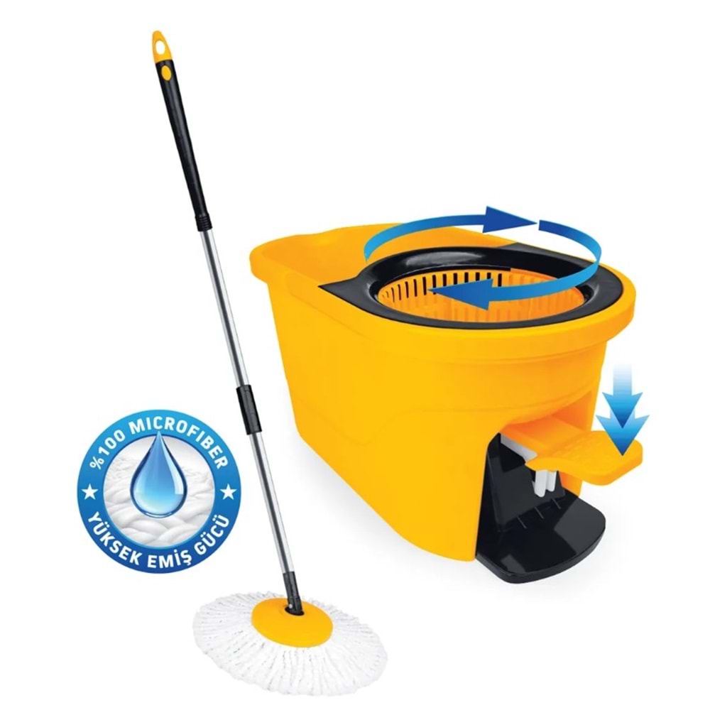 SGS TRIPTON PEDALLI MOP TEMIZLIK SETI SGS4221