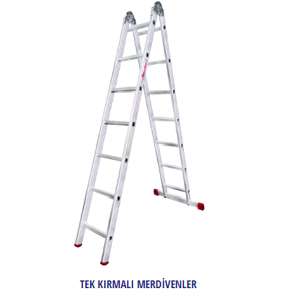 ALÜMINYUM MERDIVEN TEK KIRMALI 2*1=2 ( 3 METRE )