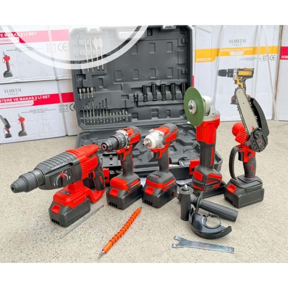 HAWDI ITALY AKÜLÜ SET 5 LI SET HWD211