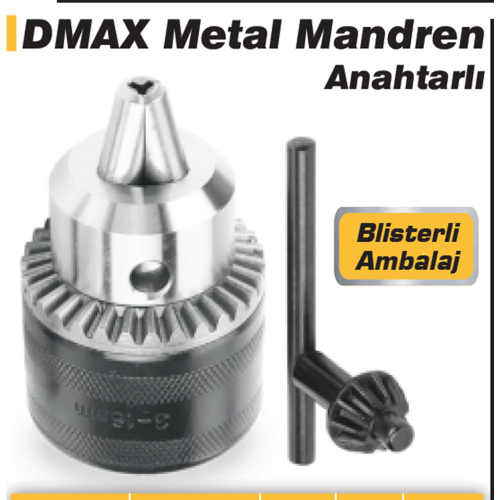 MANDREN ANAHTARLI 13MM 1/2 DMAX-4120