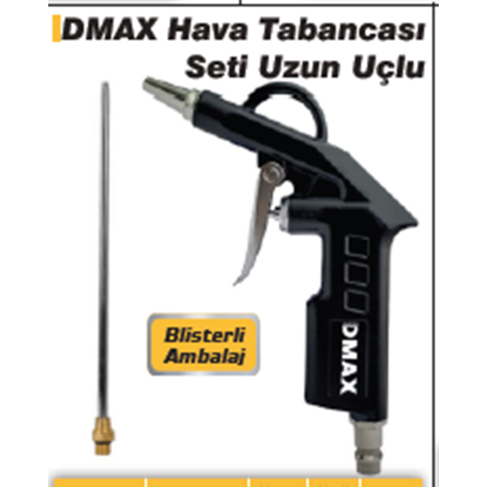 KOMPRESÖR HAVA TABANCASI UZUN UÇLU DMAX-4702