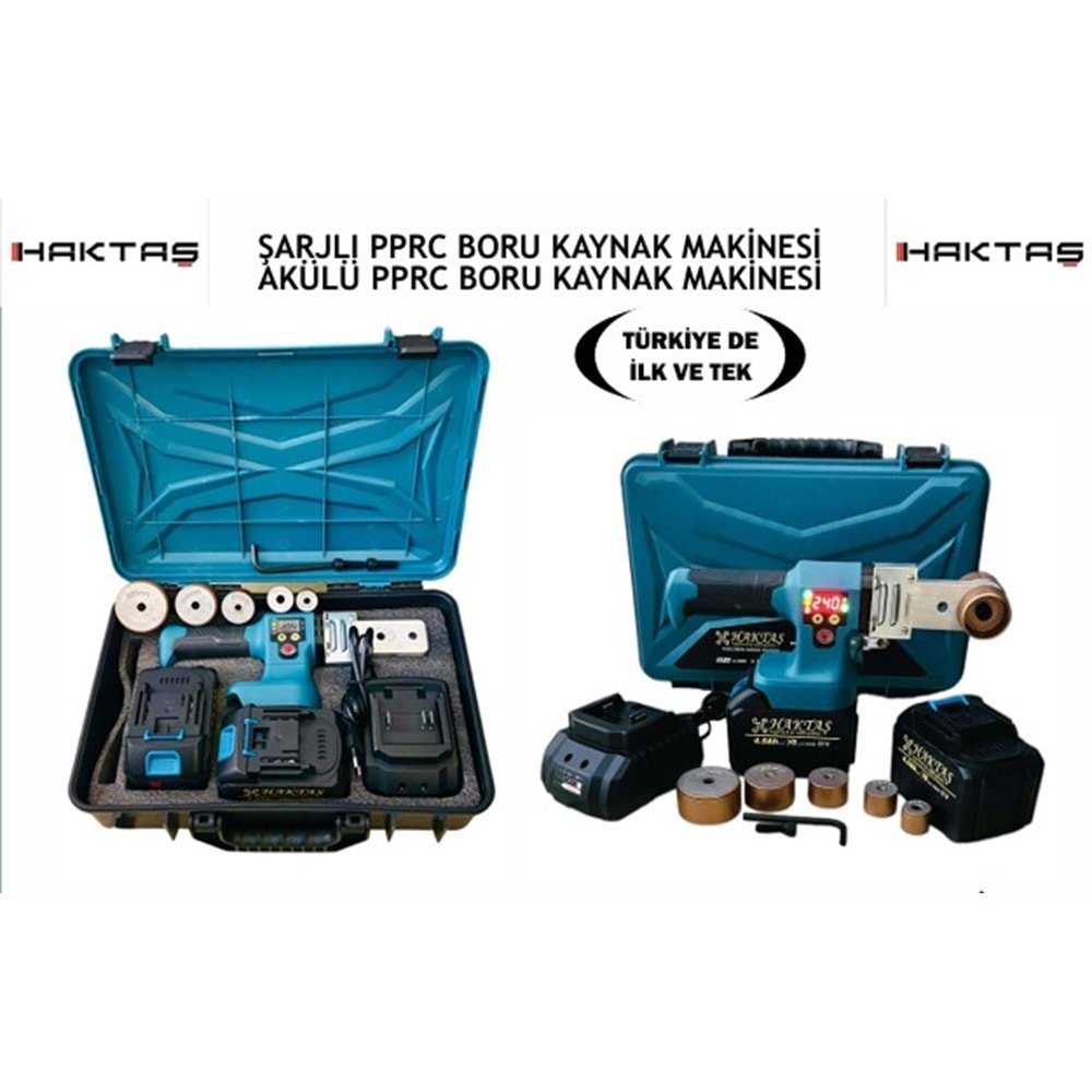 HAKTAS HKT850 SARJLI PVC BORU KAYNAK MAKINESI