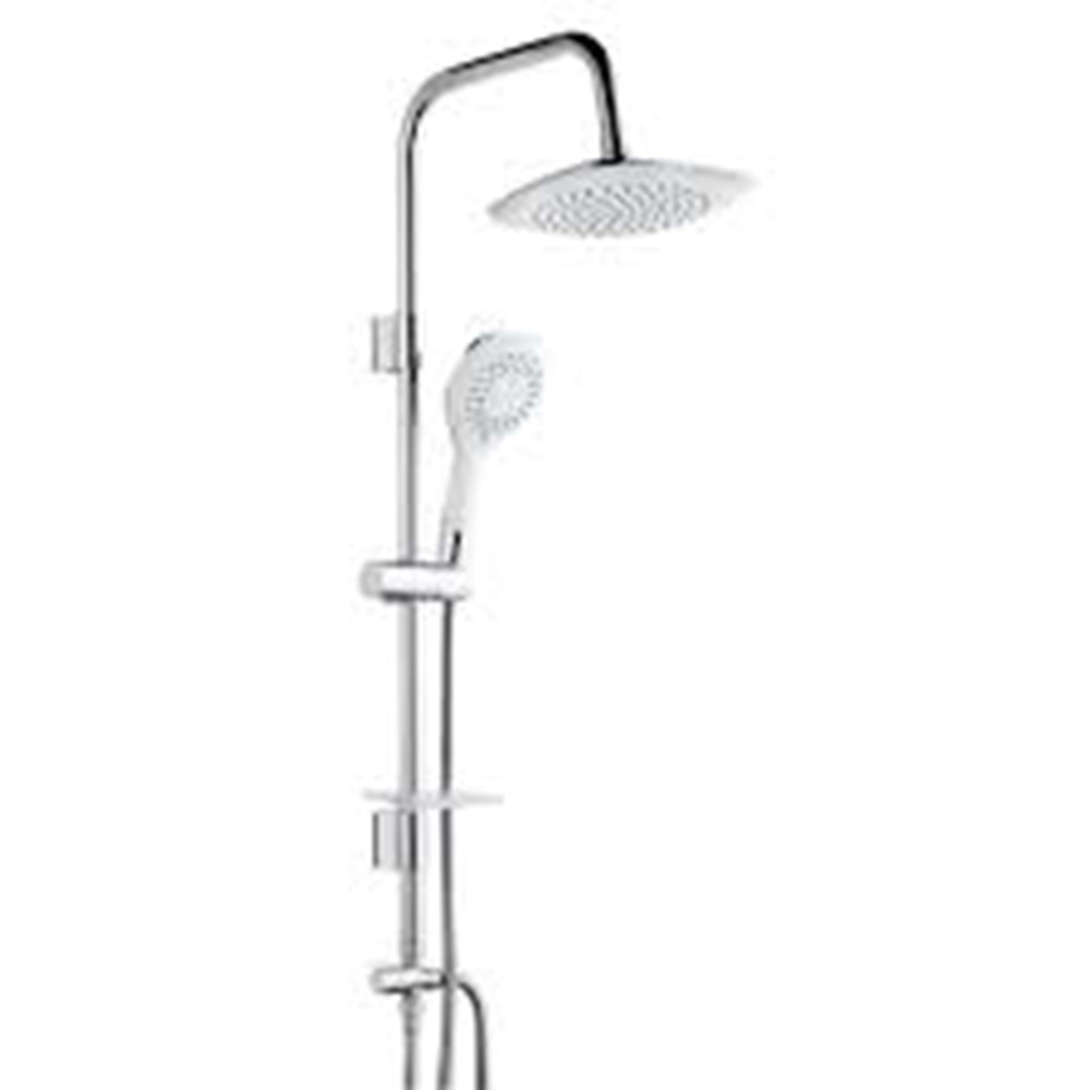 BANYO-DUS SETI TEMA RAIN PRATIK BIANCO 5F 53270