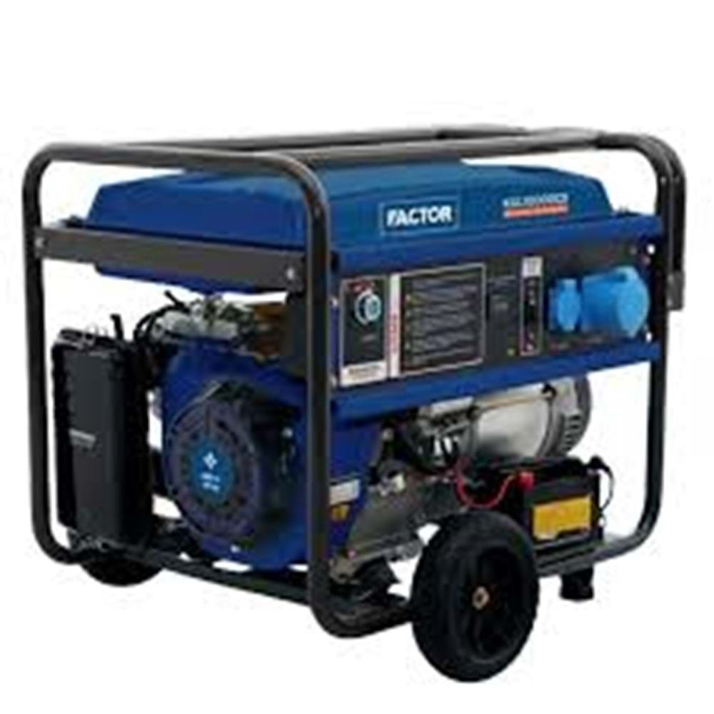 JENERATÖR FACTOR( 8kw-10kva) KGL10000CE BENZINLI IPLI- MARSLI MONOFAZ