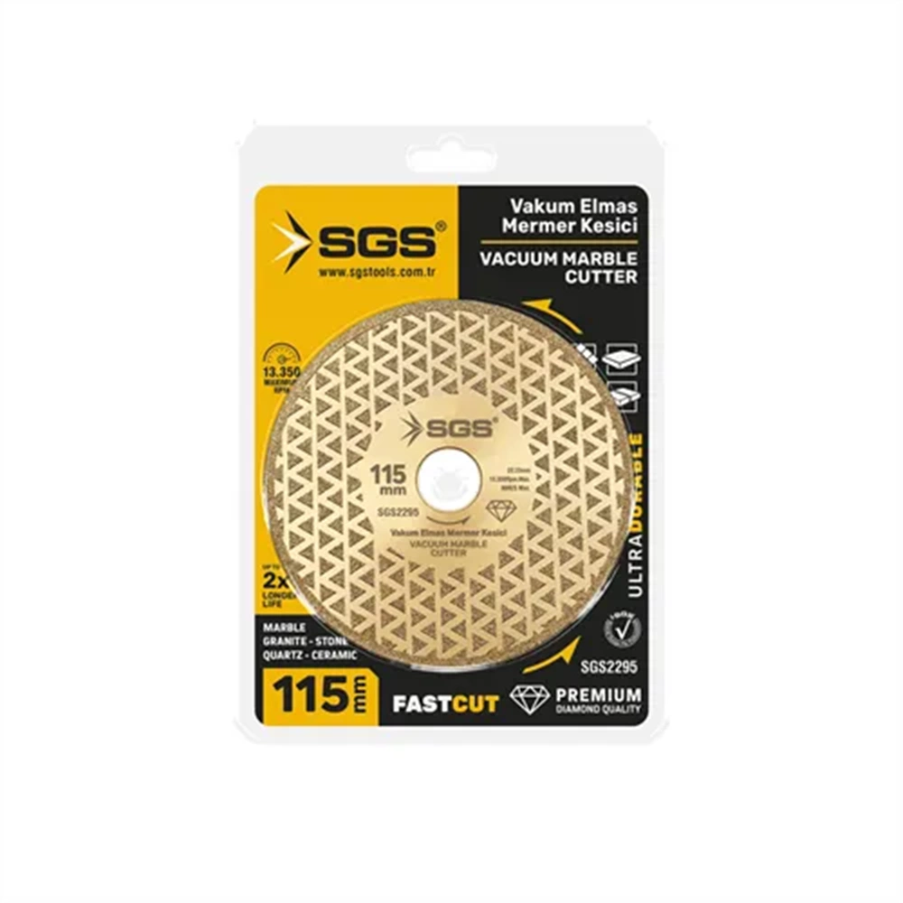 SGS VAKUMLU ELMAS KESICI 115mm SGS2295