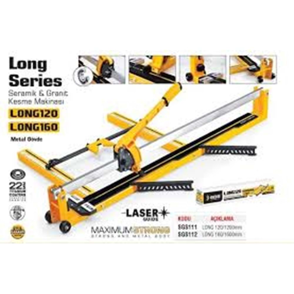 SGS GRANIT-SERAMIK KESME MAKINESI LONG160 SGS112
