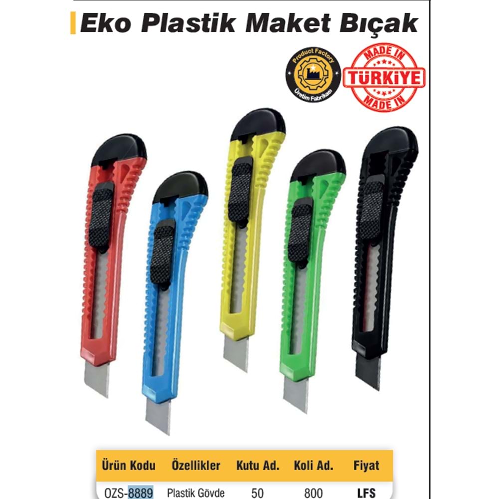 MAKET BIÇAGI PLASTIK eco