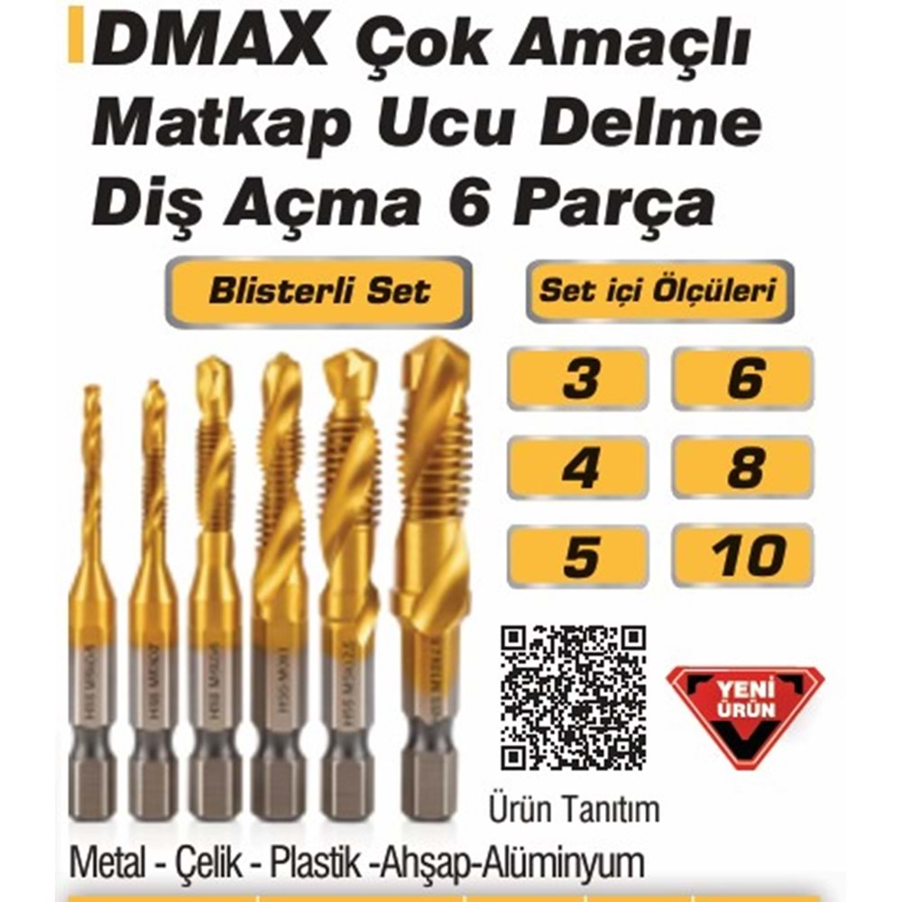 MATKAP UCU DELME VE DIS AÇMA SETI DMAX DMX4764