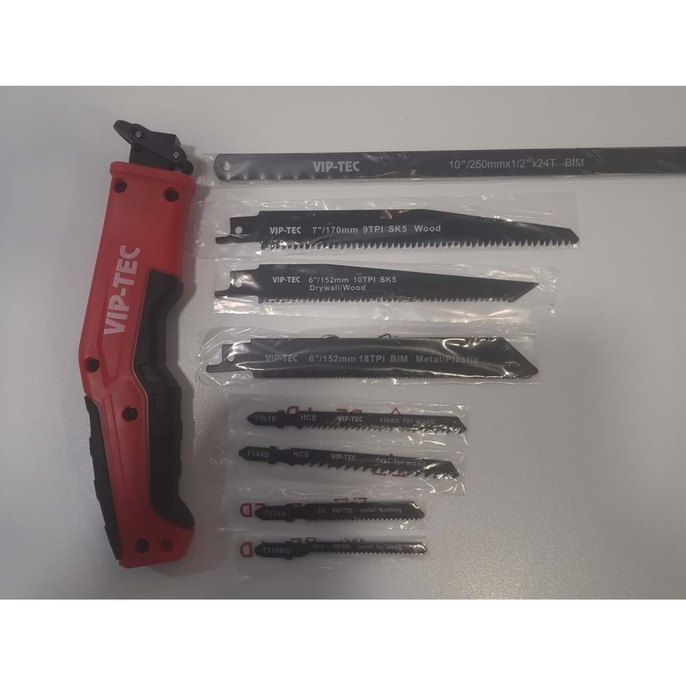 VIP-TEC MULTIFONKSIYONEL 8 PARÇA TESTERE SETI VT875009